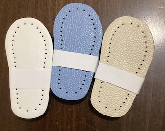 Felt soles kit for newborn baby shoes with holes new designs felt crochet soles baby DIY crochet kit with pattern for baby DIY gifts