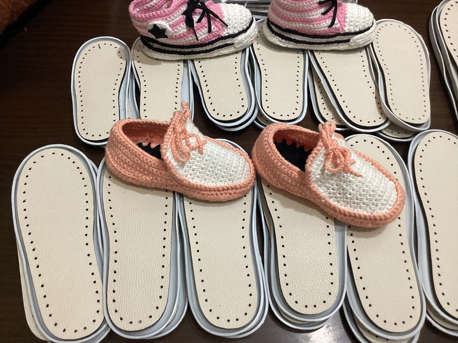 outdoor soles for crochet shoes