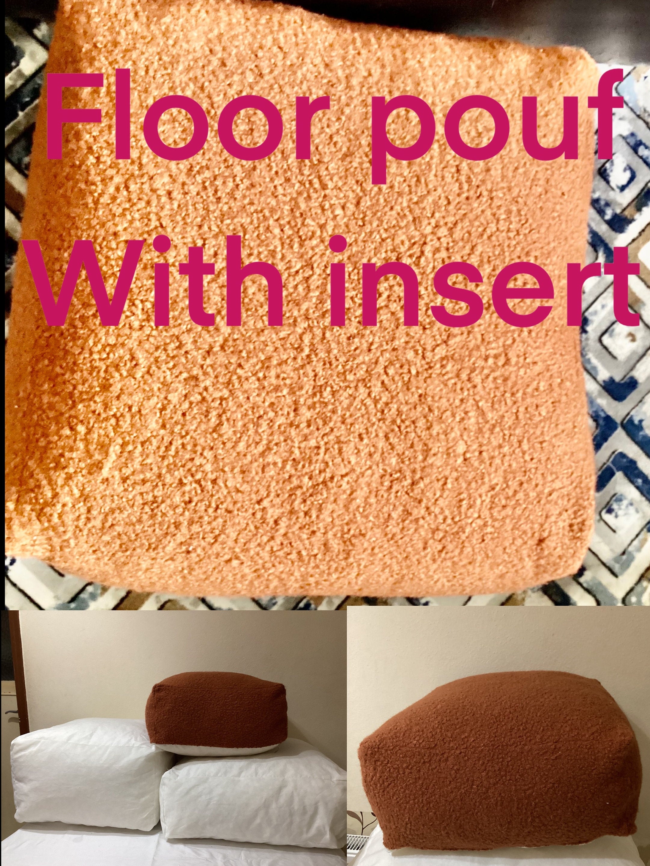 Round Pouf Insert, Moroccan Pouf Filler, Moroccan Footstool Insert, Foam  Insert, Polyfill Insert, Pouf Ottoman Stuffing, Pouf Filling 