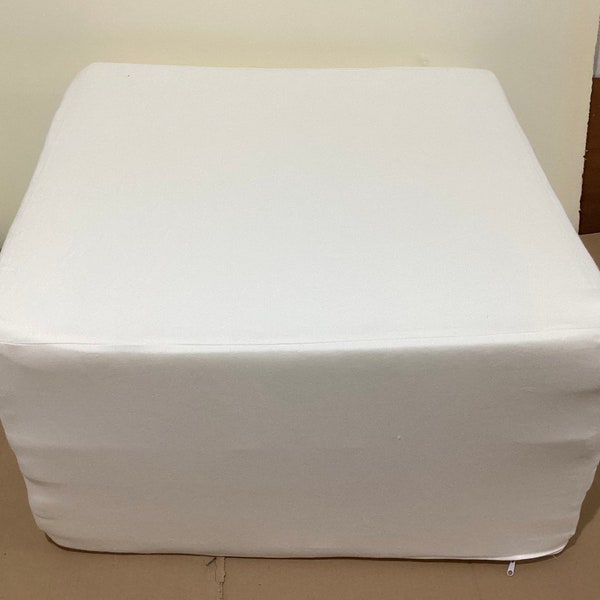 Custom any size insert footstool cube floor pillows,  pouf handmade Moroccan foam insert, memory foam layer sturdy layered foam