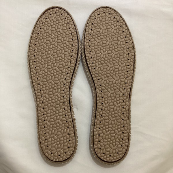 Rubber soles DIY slippers soles with insole  for DIY shoes crochet soles outdoor Rubber soles adult outdoor shoe soles PU shoe sole