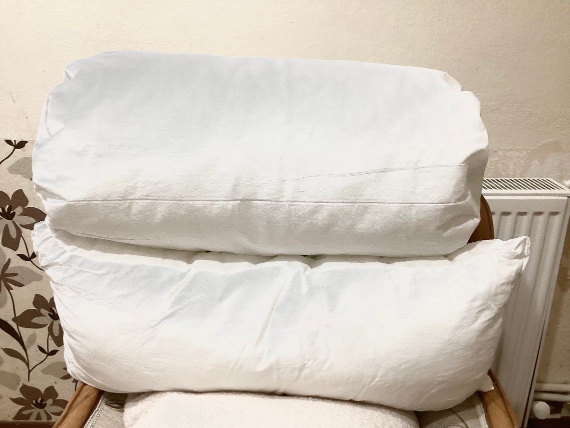 Any Size Bolster Insert Long Pillow Inserts Customizable Etsy
