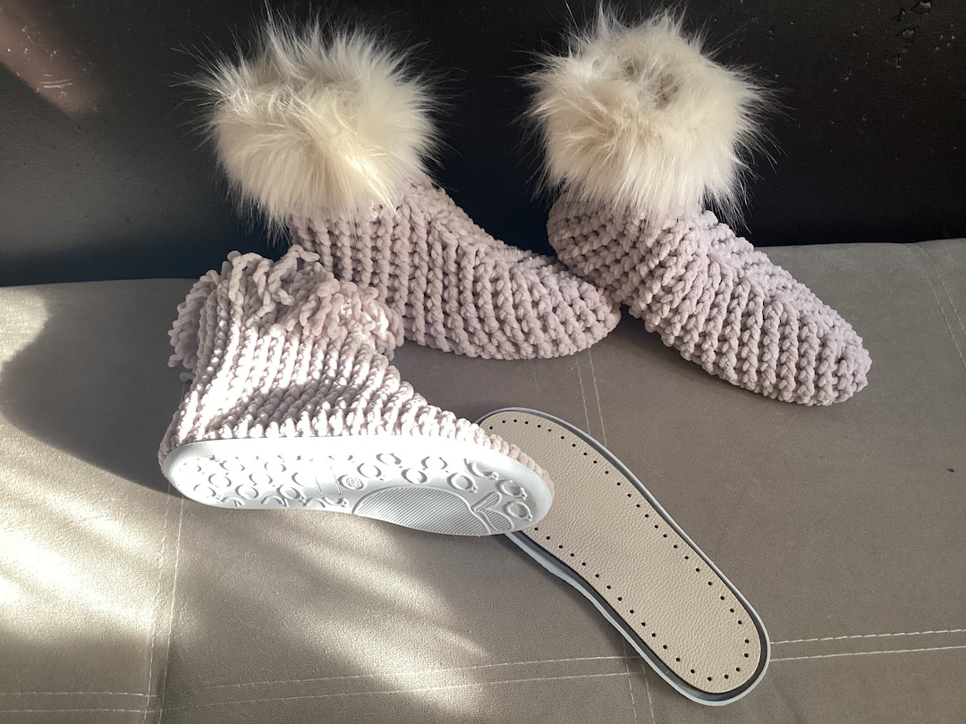 outdoor soles for crochet shoes
