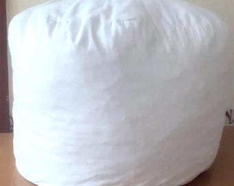 Pouffe inserts, custom size pouffe, your size pouf insert, ottoman pouf insert, footstool insert, floor pillow filler, table top insert