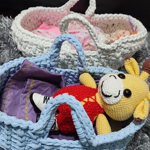 Poppenmand cadeau voor verjaardagsfeestje meisje speel fantasiecadeau poppenmand meisjes speelmanden cadeauset nieuwe babypop draagzak, cadeau