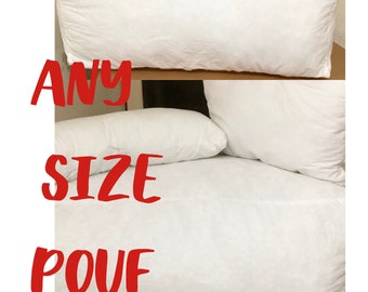 Any size Pouffe inserts, custom size pouffe, pouf insert, ottoman pouf insert, footstool insert, floor pillow filler, table top insert