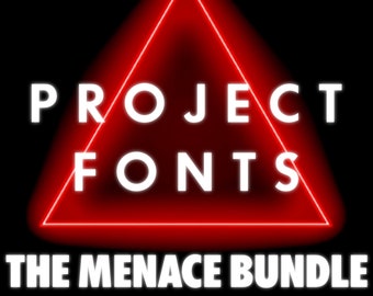 The Menace Bundle - 3 SmoothSwing Saber Fonts (Clone Wars Darth Maul)