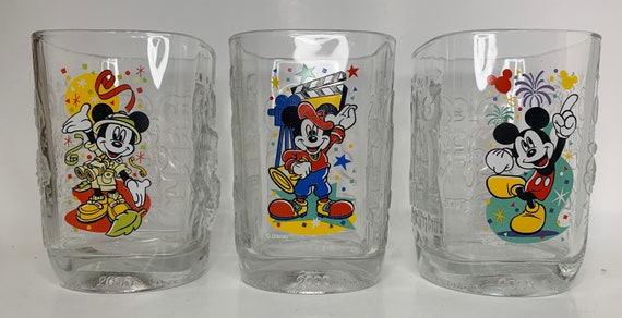 Disney Mickey Mouse, Square, Drinking Glasses, Millennium