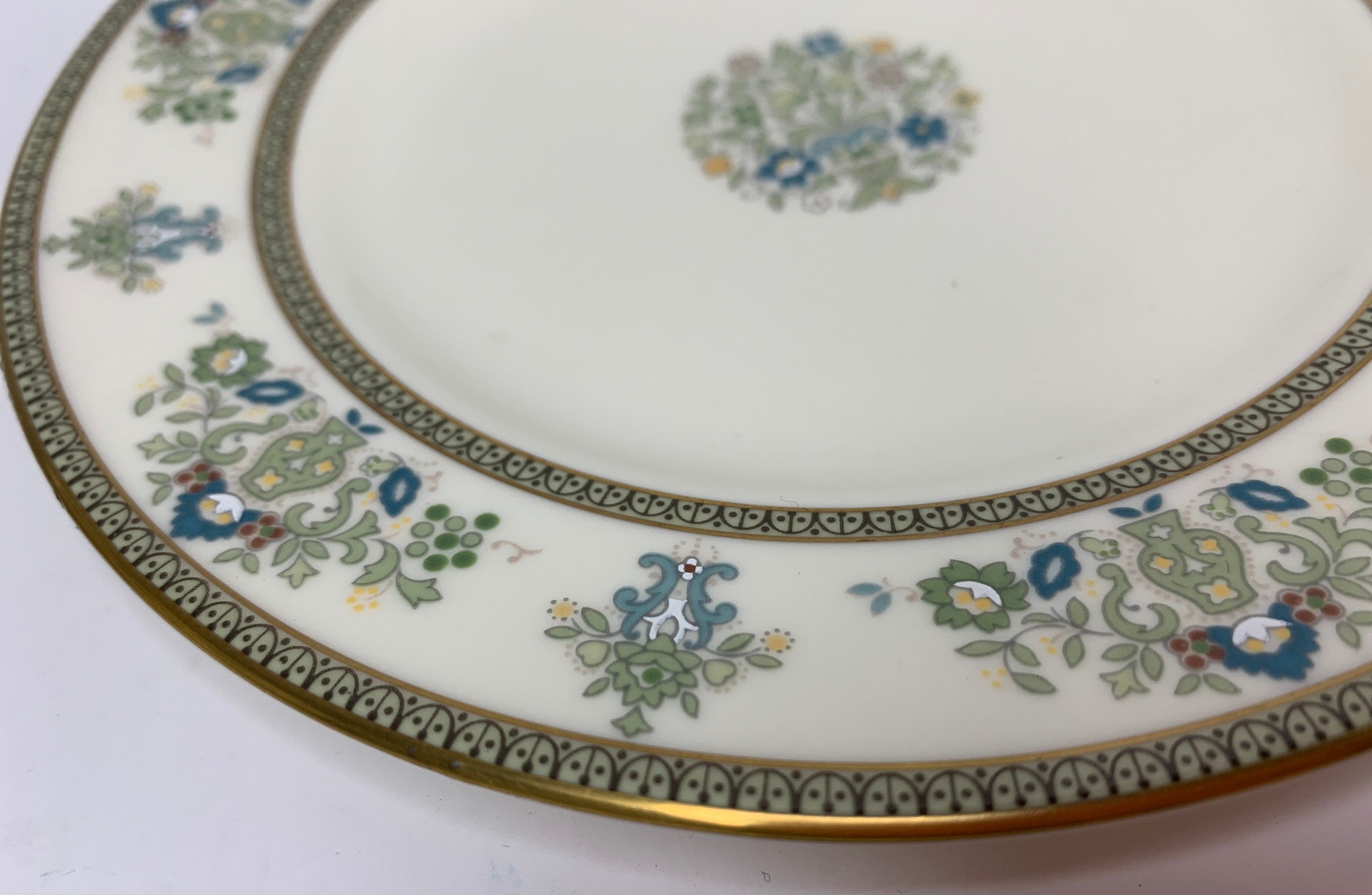 Minton Henley Soup Cup, Fine Bone China, Two Handles, Saucer, Bread and