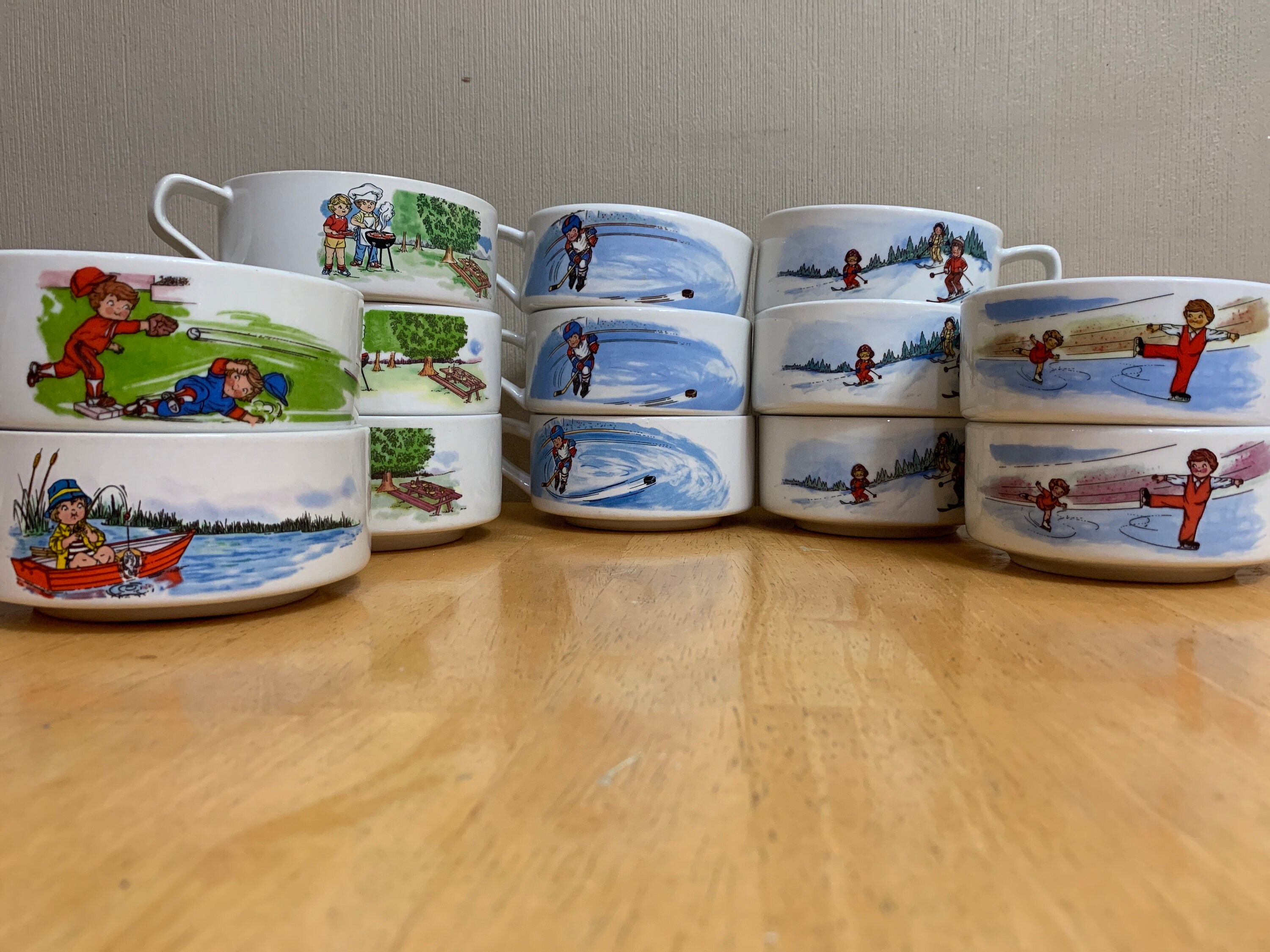 60s 70s Campbells SOUP BOWL スープボウル キャンベル Vintage Campbell's Kids Soup Bowls With Handle - Etsy