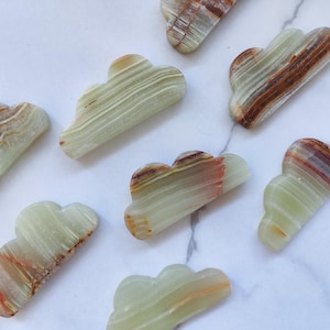 Pistachio Calcite Cloud Crystal Carving
