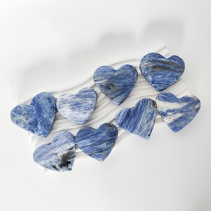 You Pick Kyanite Heart Crystal Carving Balance Crystals