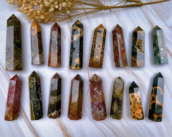 Ocean Jasper Tower Point / Terminated Point / Ocean Jasper Crystal / Pick Your Own