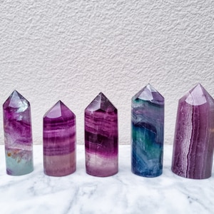 Fluorite Cylindrical Tower / Pink Fluorite