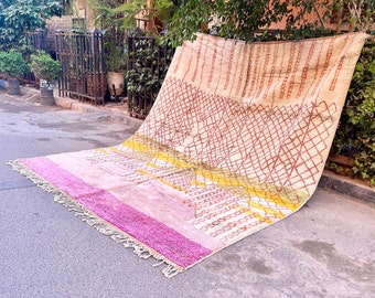 Elegant Marokkaans tapijt, modern Marokkaans tapijt, berber Marokkaans tapijt, handgemaakt modern tapijt, rapis berber, berber teppiche, alfombras