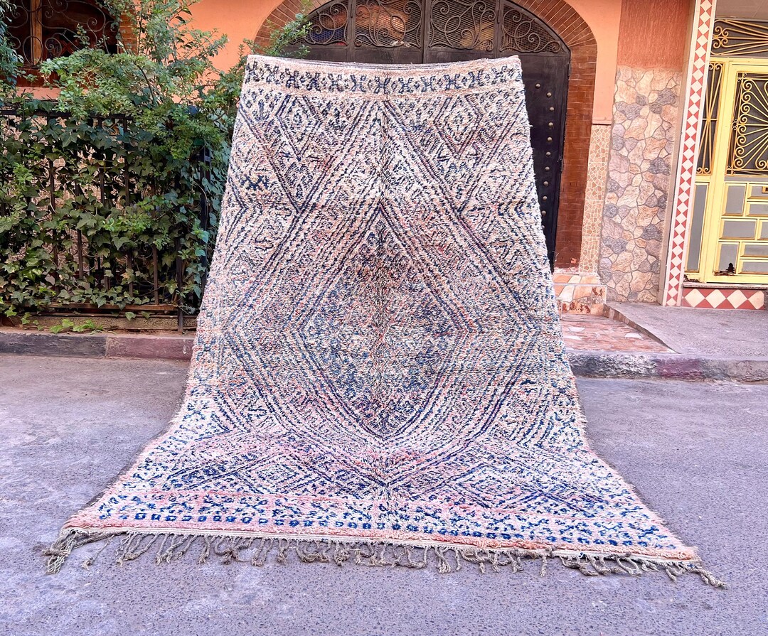 SHEEP WOOL CARPET , Vintage Moroccan Rug Etsy