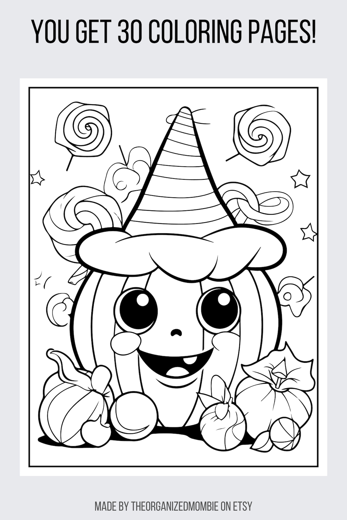 30 Kawaii Halloween Coloring Pages Kids Coloring Page Halloween ...