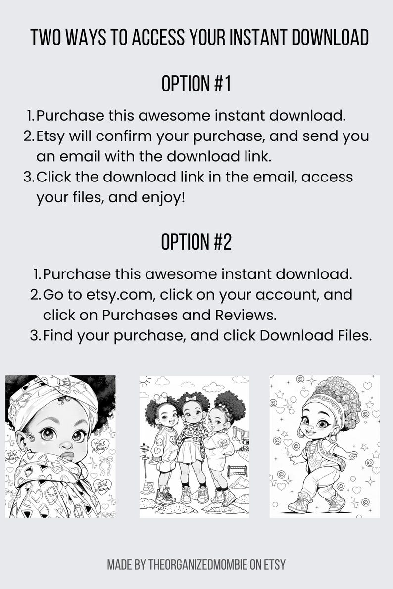 Printable Black Girls Coloring Pages Educational Activity Book Cultural Representation Collection Digital Download PDF African American Children Art Black Girl Magic Illustrations Juneteenth Activity Pages Beautiful Diversity Artwork