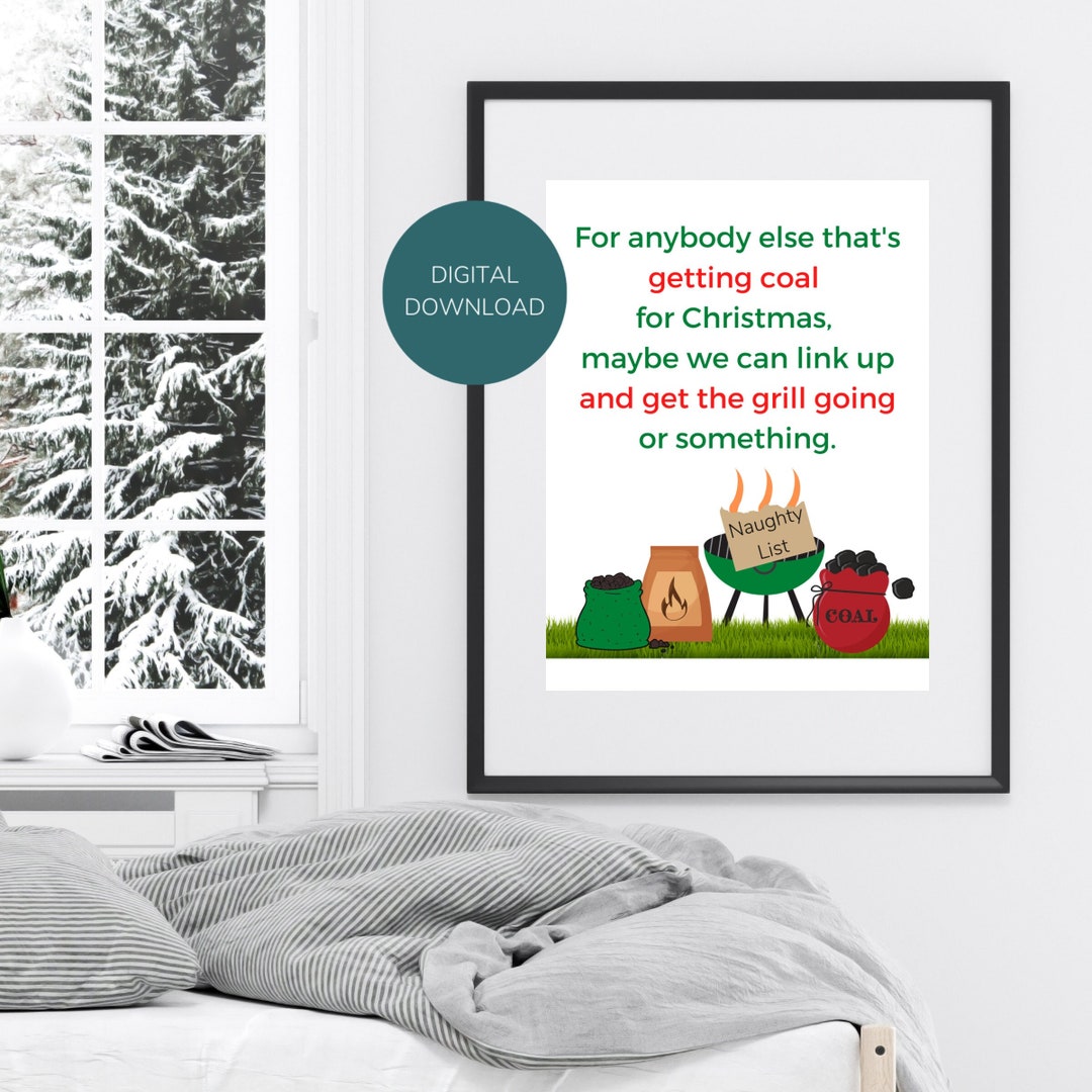 Funny Christmas Wall Art Instant Download Funny Christmas Etsy