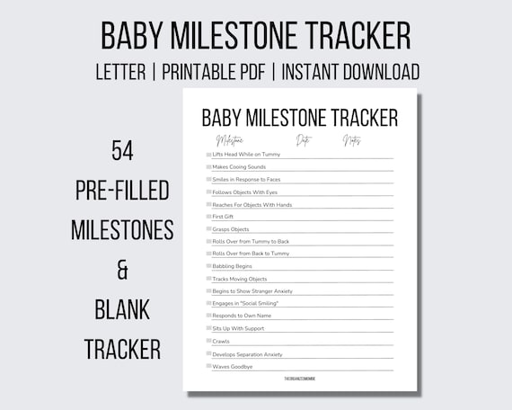 Baby Milestone Tracker Unique Baby Shower Gift Newborn Milestones Newborn Baby Gift Baby Keepsakes Pregnancy Gift Babys First Year Tracker