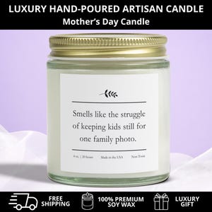 Mothers Day Candle Mothers Day Gift For Mom Funny Candle Gift For Mom Best Gift For Mom Candle Gift From Kids Candle Birthday Gift For Mom