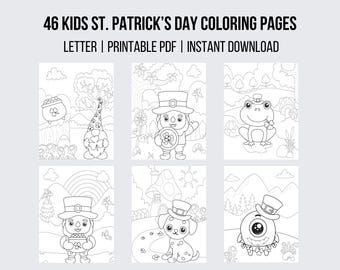 46 Simple St. Patrick's Day Coloring Pages Classroom Activities Pot Of Gold St. Patrick's Day Coloring Pages For Kids Gnome Coloring Pages