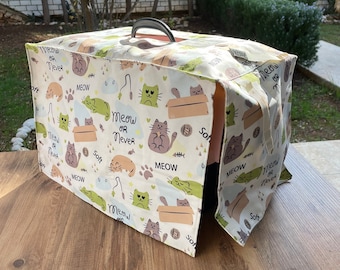 Cat gift, Pet carrier cover case, cat cover case, pet travel accessories