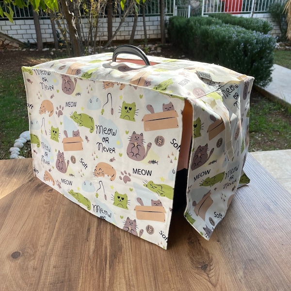 Cat gift, Pet carrier cover case, cat cover case, pet travel accessories