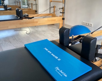 Non-Slip Pilates Reformer Mat - Blue  10mm Thickness - Hygiene Pad for Reformer Pilates Studio Design - Pilates Accessories and Gifts