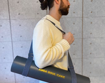 Yoga Soul Cake Organic Cotton Handmade Yoga Mat Strap