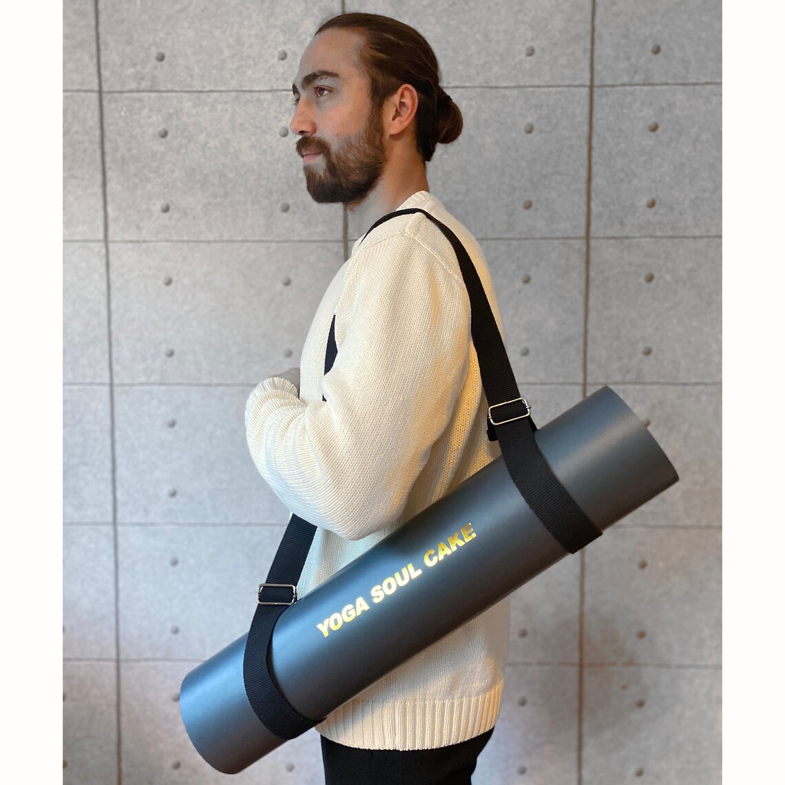 Stretching Yoga Pilates Strap and Yoga Pilates Mat Carrier, Yoga Loop