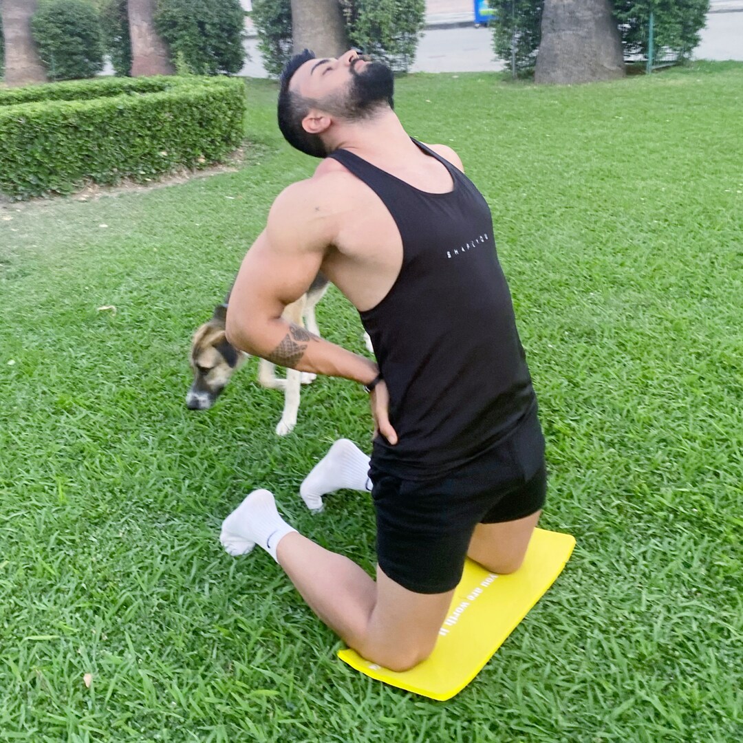 Yoga Knee Pad Cushion Extra Thick 10mm for Pain Free Yoga Etsy