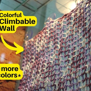 Colorful Reptile Climbable Wall | Climbing Net for Small Pets | Climbable Backdrop for Bearded Dragons, Leopard Geckos, Anoles, Hermit Crabs