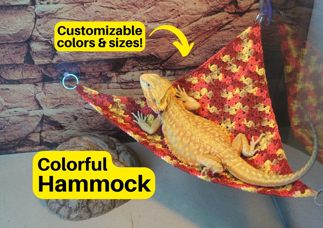 Colorful Reptile Hammock Reptile Lounger Reptile Swing Hammocks for