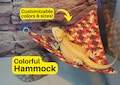 Colorful Reptile Hammock | Reptile Lounger | Reptile Swing | Hammocks for Leopard Geckos, Bearded Dragons, Small Reptiles product logo