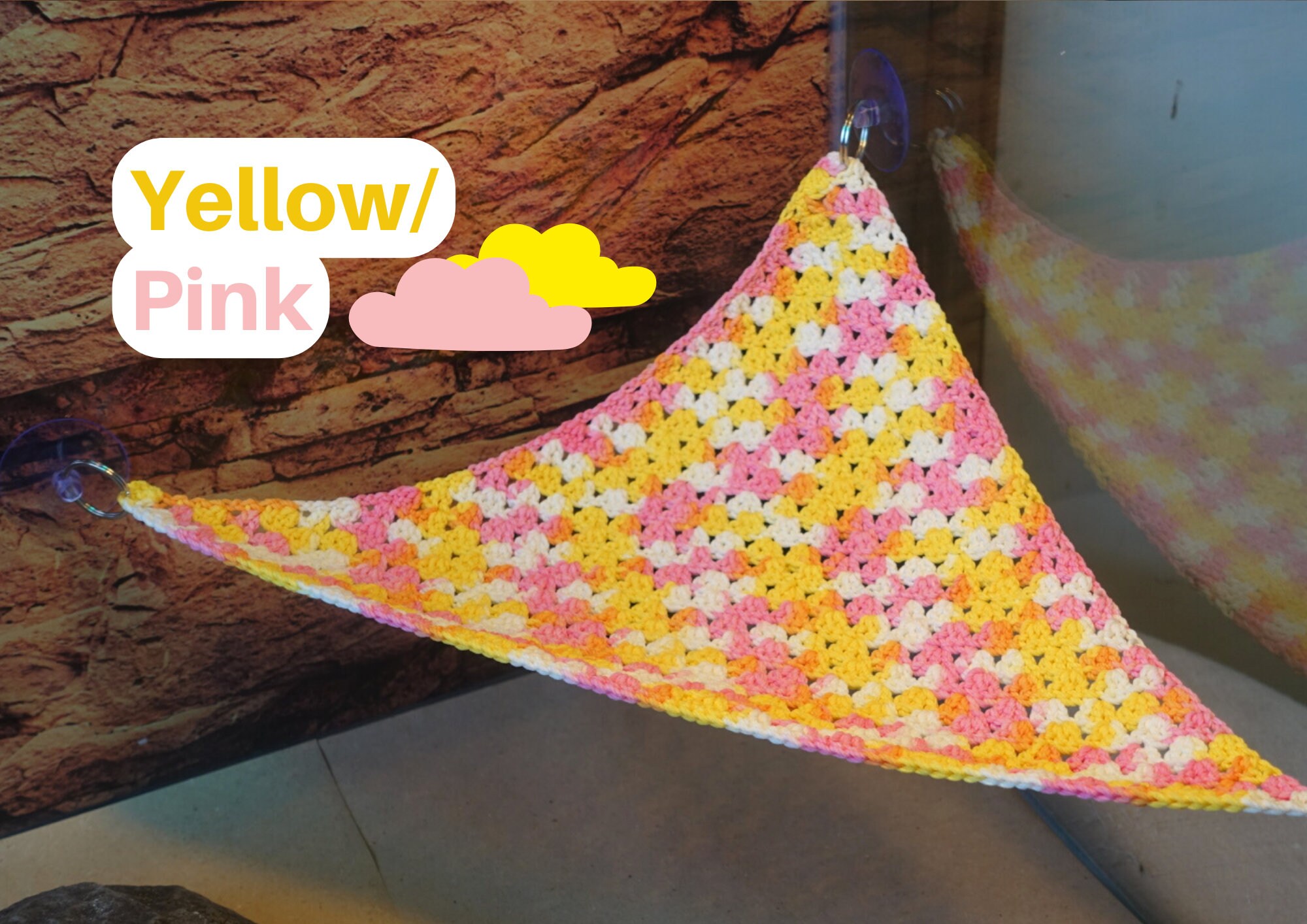 DONGKER Hängematte Für Bartagamen - Baumwoll Schaukel 18cm