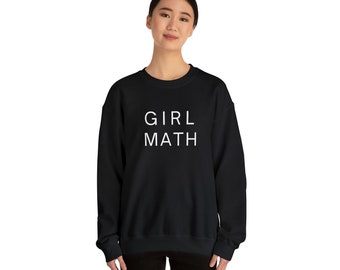 Sudadera de matemáticas para niñas, camisa de matemáticas para niñas, en mi era de matemáticas para niñas, sudadera divertida, sudadera de mujer, sudadera de moda, matemáticas de fuente blanca
