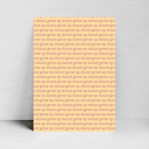 Donut Grow up, Donut Theme Party IMPRIMIBLE, DESCARGA DIGITAL, Birthday Party Prints, Pink Blue Green Purple Yellow Sign, Girls Bday Party