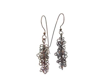 Handmade Copper Coils Earrings | Copper Earrings | Valentines Jewelry | Jewelry Gift | Birthday | Brown Jewelry | Nickel Free Earrings