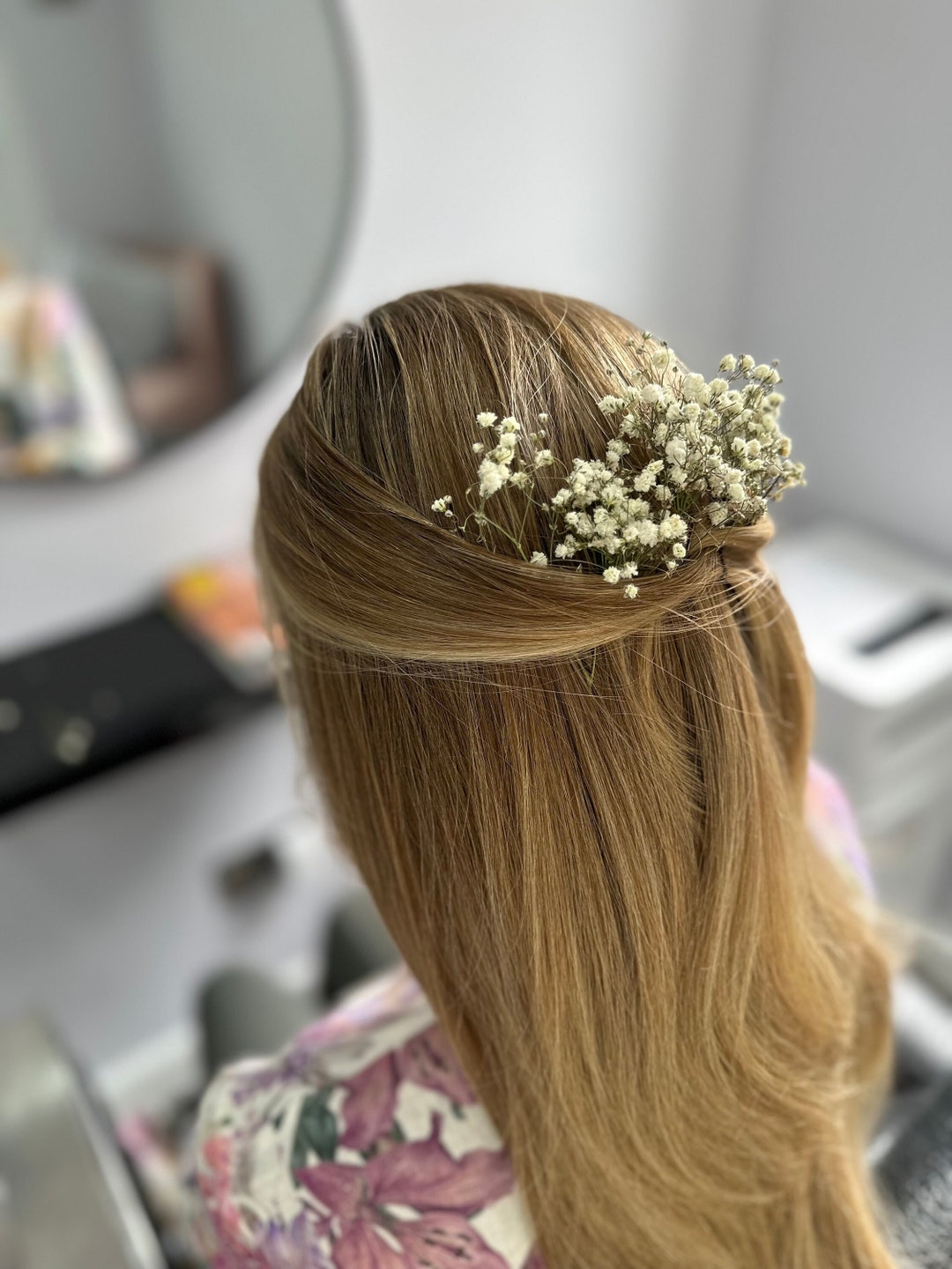 Gypsophila Hair Pins Babys Breath Bridal Wedding Hair Accessories for