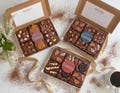 Fudgy Brownie Letterbox Gift Box: Personalized Handmade Baked Goods