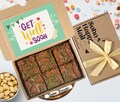 Get Well Soon Gift Brownies , Dubai Chocolate Box, Letter Box Gift, Brownie Box, Birthday Hamper, Birthday Gift, Gift For Her, Gift For Him