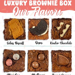 New Baby Gift Box Brownies, Dubai Chocolate Brownies, Pregnancy Gift Box, Congratulations Baby Brownies, Baby Shower Gift Box image 4