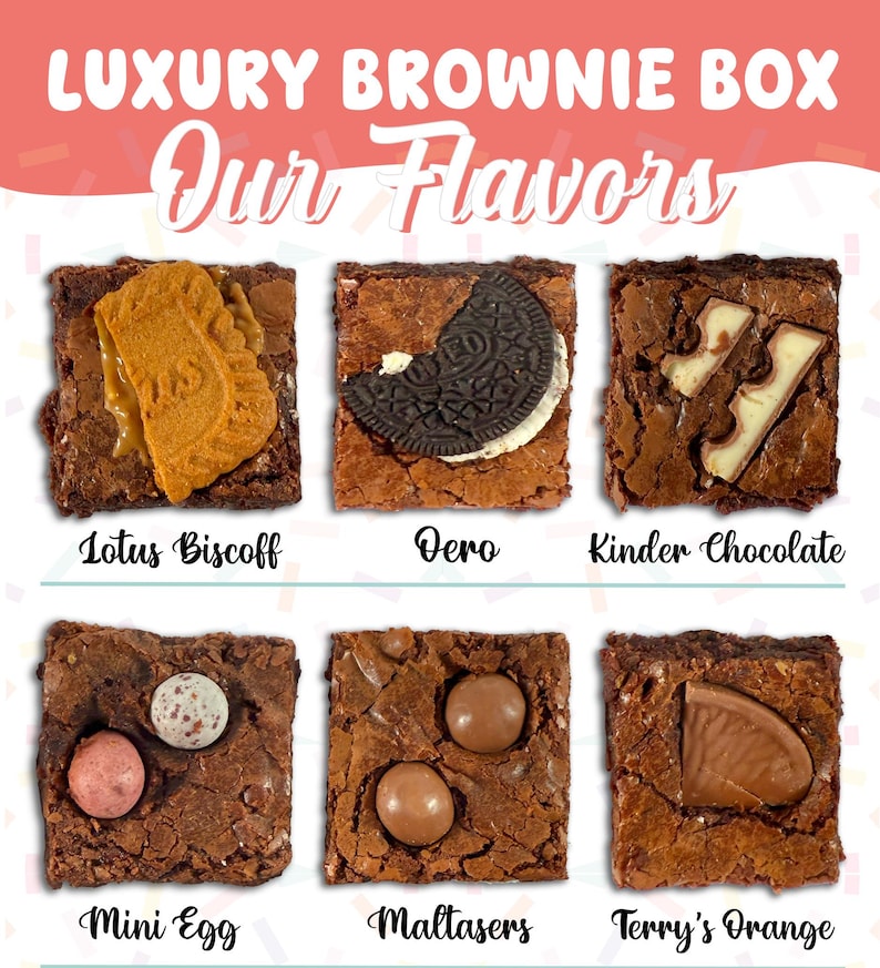 New Baby Gift Box Brownies, Dubai Chocolate Brownies, Pregnancy Gift Box, Congratulations Baby Brownies, Baby Shower Gift Box image 4