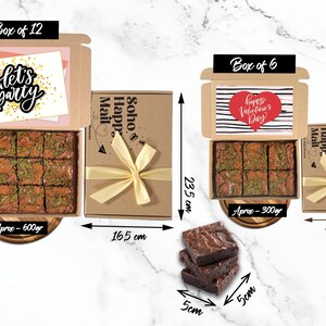 New Baby Gift Box Brownies, Dubai Chocolate Brownies, Pregnancy Gift Box, Congratulations Baby Brownies, Baby Shower Gift Box image 6