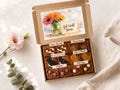 Get Well Soon Brownies | Letterbox Brownie Gift Box | Thinking of You Care Package | Feel Better Soon Chocolate Treats | Postbox Hug Gift