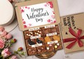 Happy Valentines Brownie, Dubai Chocolate Brownie, Valentines Day Gift, Birthday Brownies by Post