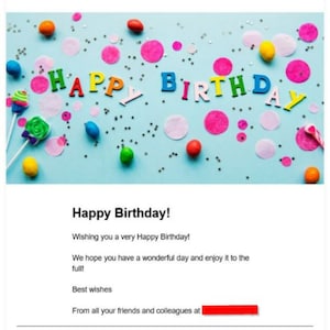 Power Automate, Biglietto d'auguri digitale, Anniversario di lavoro, Riconoscimento dei dipendenti, Risorse umane