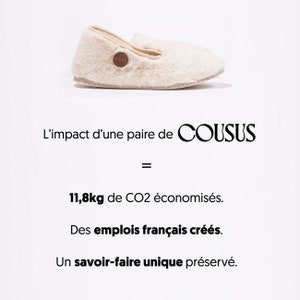 Pantoufles charentaises pour hommes et femmes Cocon Cristallin image 8