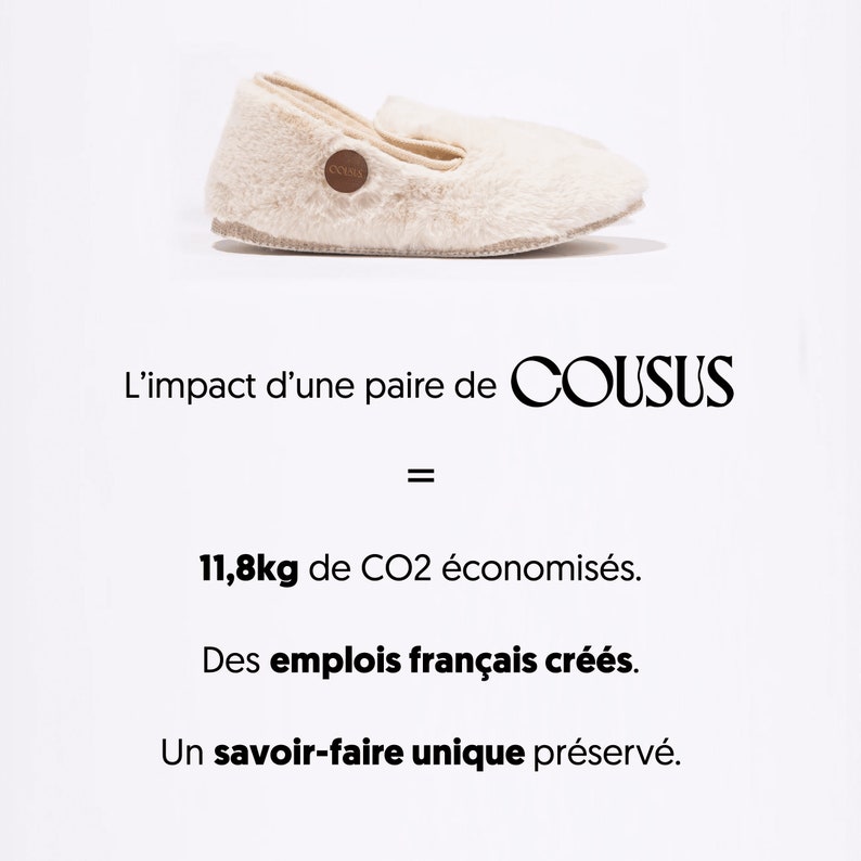 Pantoufles charentaises pour hommes et femmes Cocon Cristallin image 8